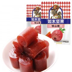 如水 铁山楂400g（200g*2袋） 日常果盘小吃 酸酸甜甜山楂卷 单位：组