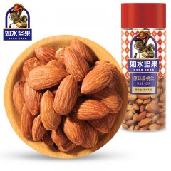 如水 原味扁桃仁450g/罐 烘焙干果 家庭健康坚果零食 单位：罐