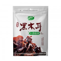 十月稻田 东北黑木耳 150g 干木耳 肉厚无根泡发率高 黑龙江东宁特产  5袋起订