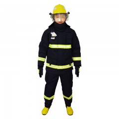 虎鲸安（HJ）消防服消防消防服装消防防护服 黑色