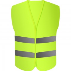 虎鲸安（HJ）夜光衣工人安全服驾驶员车载 反光背心马甲 绿色 5件起订