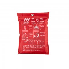 虎鲸安（HJ）HJ03 灭火毯防火毯消防逃生防火布消防毯纤维 430克 1.0*1.0米 单位：张
