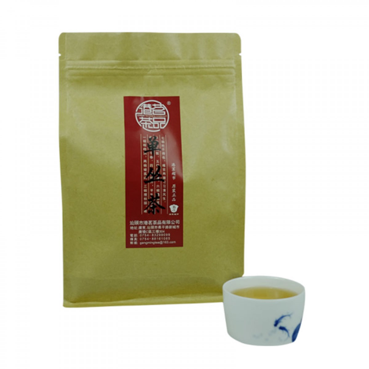 港茗茶品 单丛茶250g简装 纸袋【实惠装】鸭屎香乌岽单丛 凤凰单丛茶清香型单枞乌龙茶潮州单从茶叶 单丛茶250g纸袋（鸭屎香）