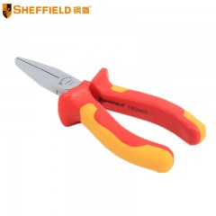 钢盾 SHEFFIELD S150097 VDE绝缘扁嘴钳6