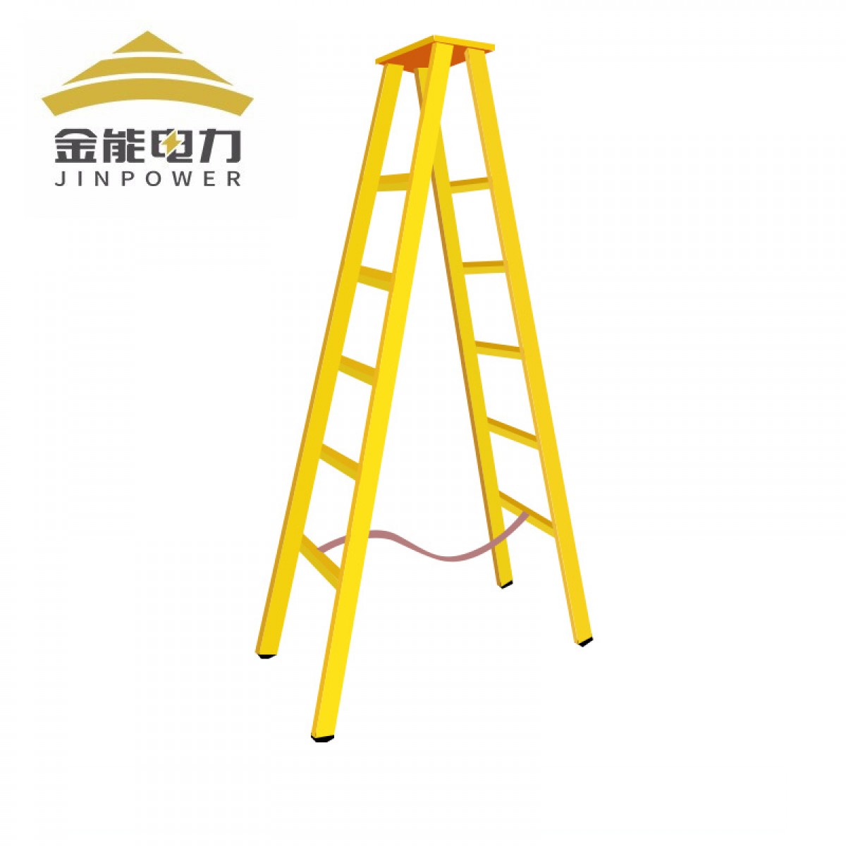 金能电力 电力玻璃钢绝缘梯子电工绝缘人字梯3米施工用绝缘梯 单位：把