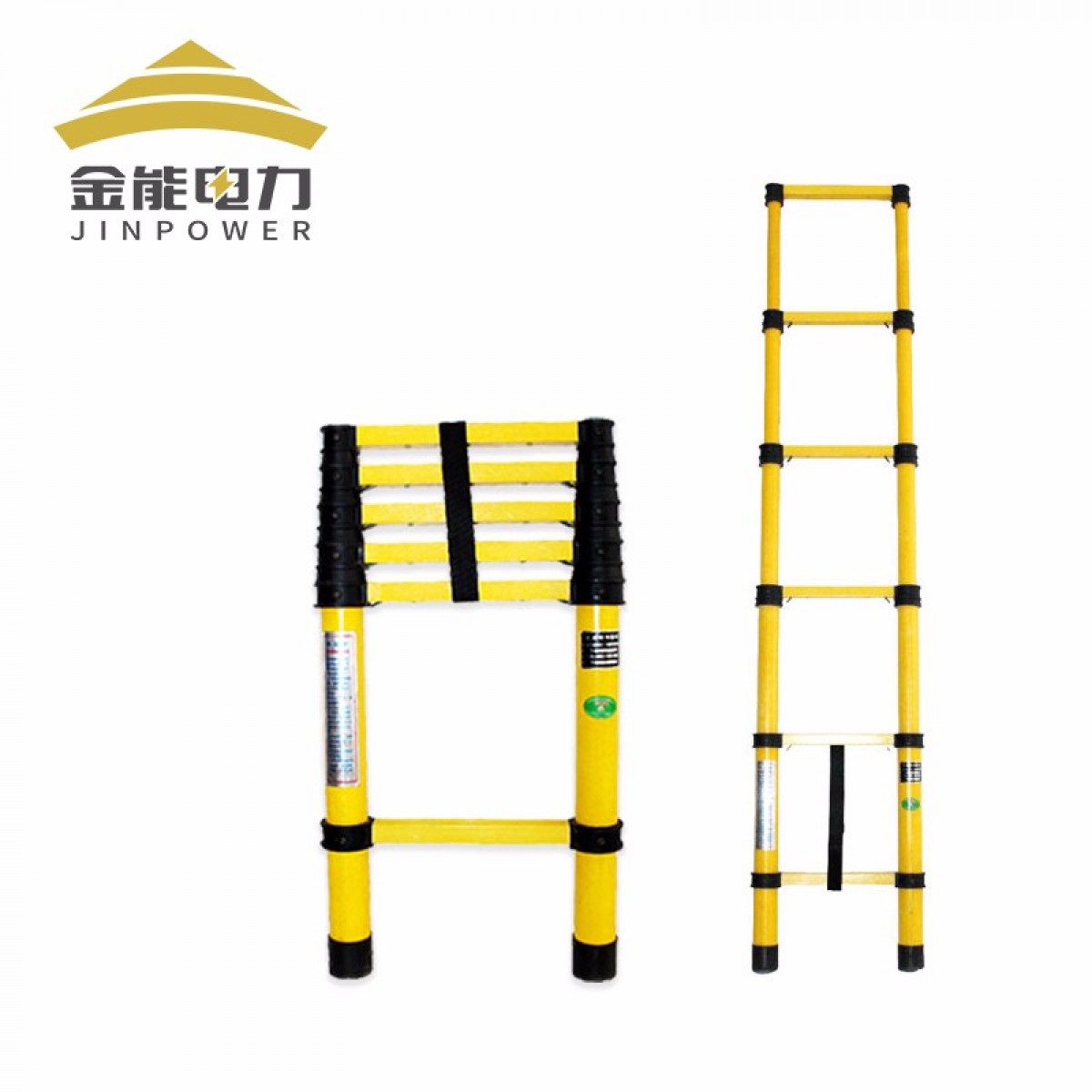 金能电力 JN-YGT-3m玻璃钢绝缘梯子3米便携式电工伸缩梯绝缘鱼竿梯电力施工梯竹节梯 单位：把