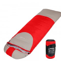 三极（Tri-polar）保暖睡袋户外成人信封式室内午休单双人拼接冬季加厚保暖睡袋TP2929 红色 1500g 单位：个