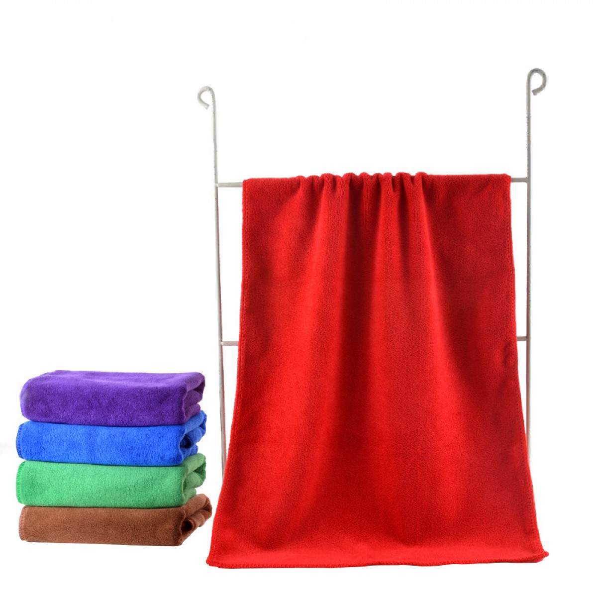 晟泰邦 纤维毛巾加厚吸水毛巾抹布清洁巾1条装 35*75CM(颜色随机发货)单位：条