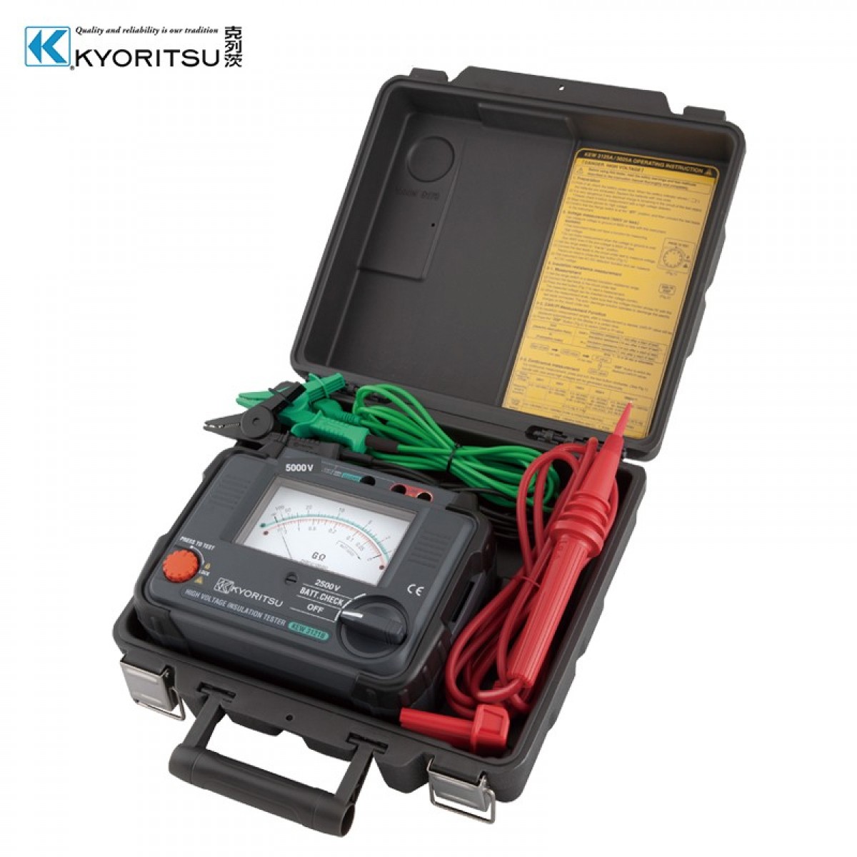 克列茨高压绝缘电阻测试仪、高压兆欧表摇表 3121B(2500V)