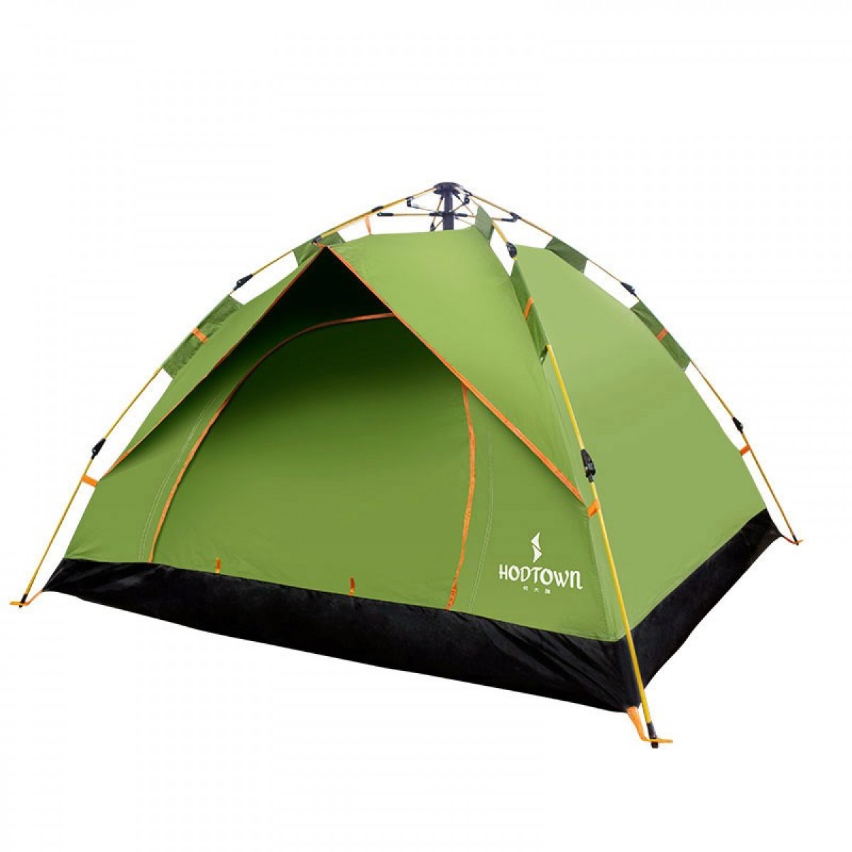 何大屋（Hodtown） 全自动户外帐篷防雨户外双人双层免搭建露营野营3-4人下单就送 防潮垫 自由天地户外帐篷HDW1505