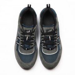 A+A QA5305凯芙拉非金属橡胶底防砸防刺穿透气安全鞋反绒休闲时尚款劳保40#1双（35—45码可选，下单请备注）单位：双