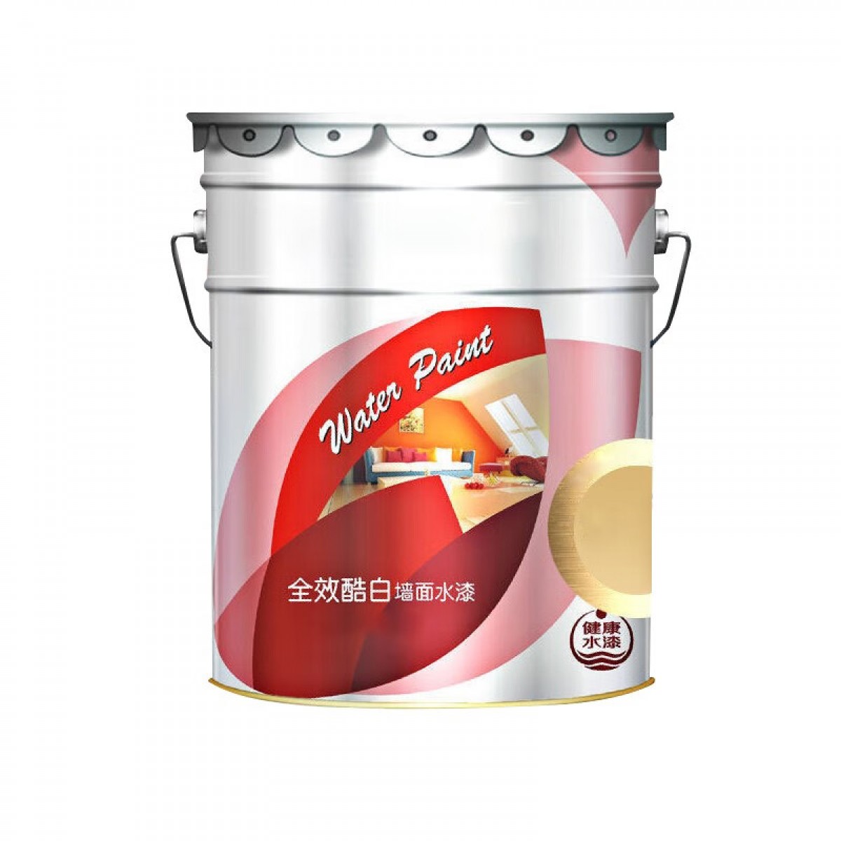 晟泰邦 白色内墙乳胶漆室内水性墙面漆自刷墙漆20公斤优质型 单位：桶