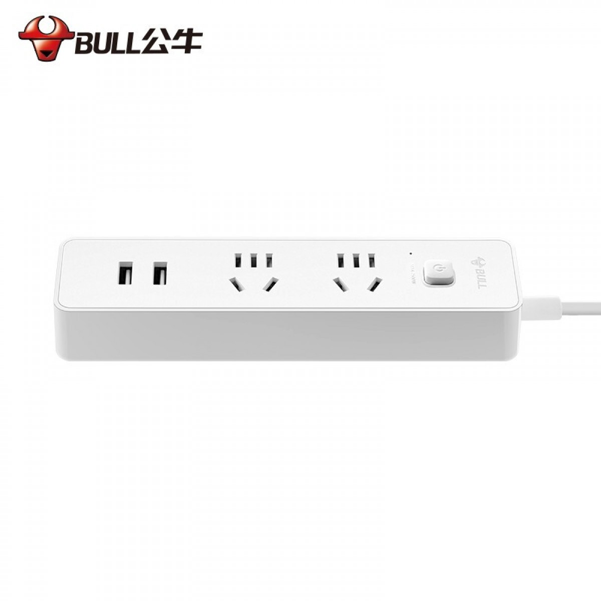 公牛（BULL）小白USB智能插座 插线板/插排/排插/接线板/拖线板1.8m GNV-UUD122 单位：个