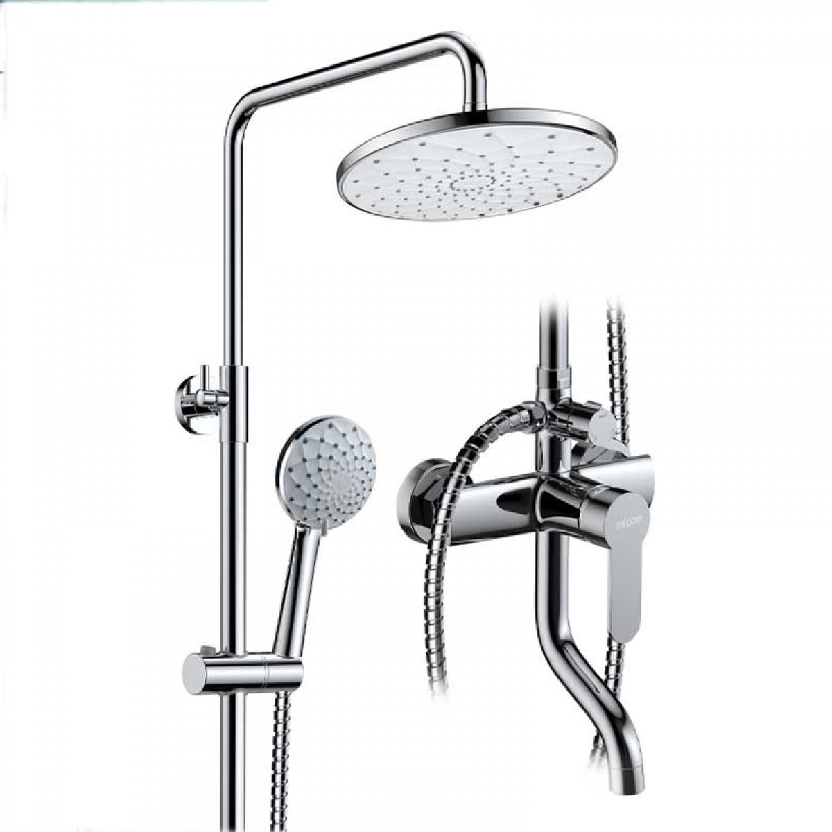 四季沐歌（MICOE） 淋浴花洒套装精铜龙头沐浴增压淋浴喷头花洒 万家 X-A2021三功能花洒 单位：套