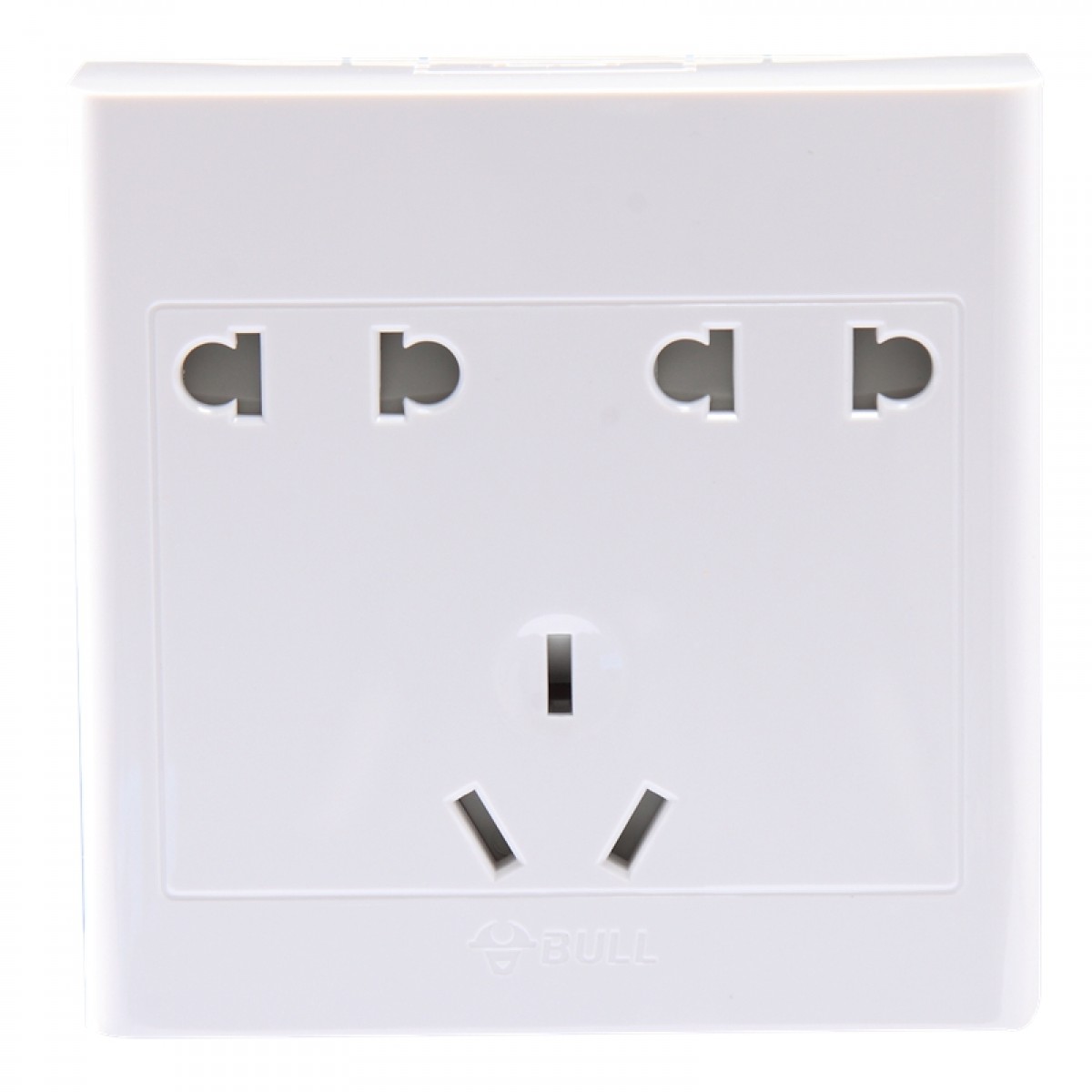 公牛明装开关插座面板明装插座7孔面板七孔多孔超薄明线接线盒 G09Z323 单位：个 10个起订