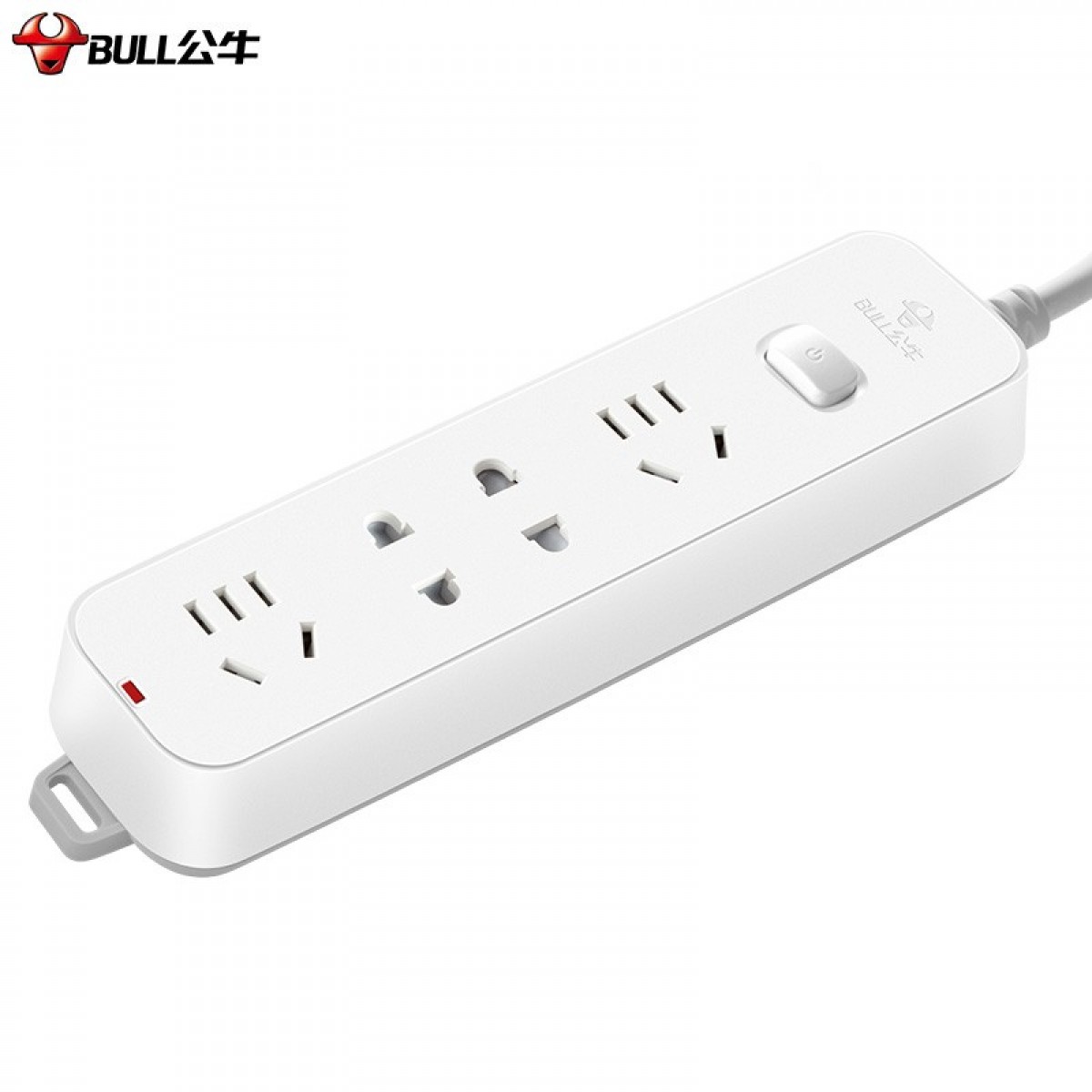 公牛（BULL）插座/插线板/插排/排插/接线板/拖线板 4位总控全长5米 GN-B3220 单位：个 3个起订