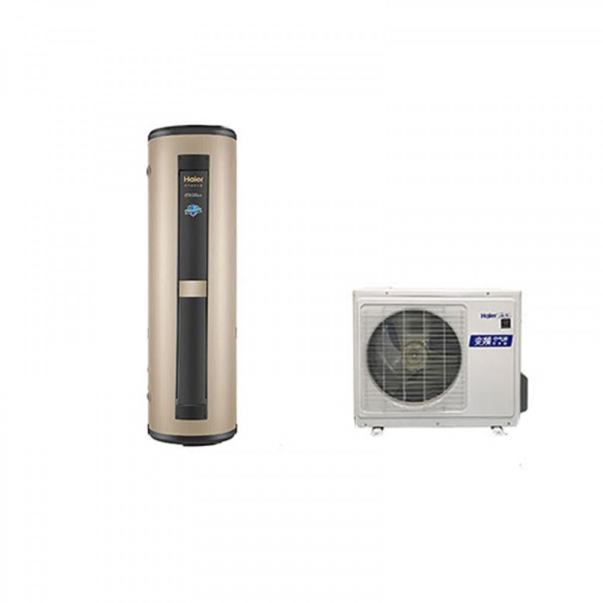 海尔（Haier）空气能热水器省电节能家用一级能效变频速热大容量别墅大平层空气源热泵热水器 AE5Ⅱ-200升 单位：套