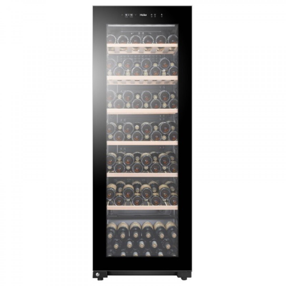 海尔（Haier）海尔恒温红酒柜家用无霜立式冷藏保鲜冷柜展示柜葡萄酒茶叶雪茄柜自营控温保湿酒柜 【装瓶数：159瓶】精准控温 320(BD) 单位：台