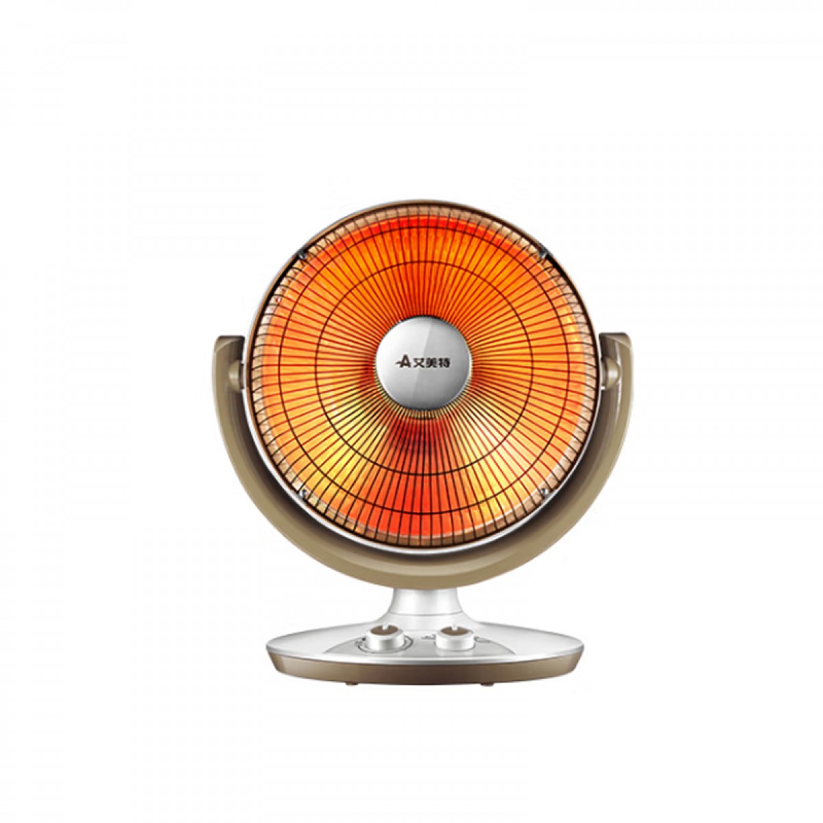 艾美特花篮式小太阳1000W定时摇头速热取暖器家用台式暗光烤火炉HF10078T 单位：台