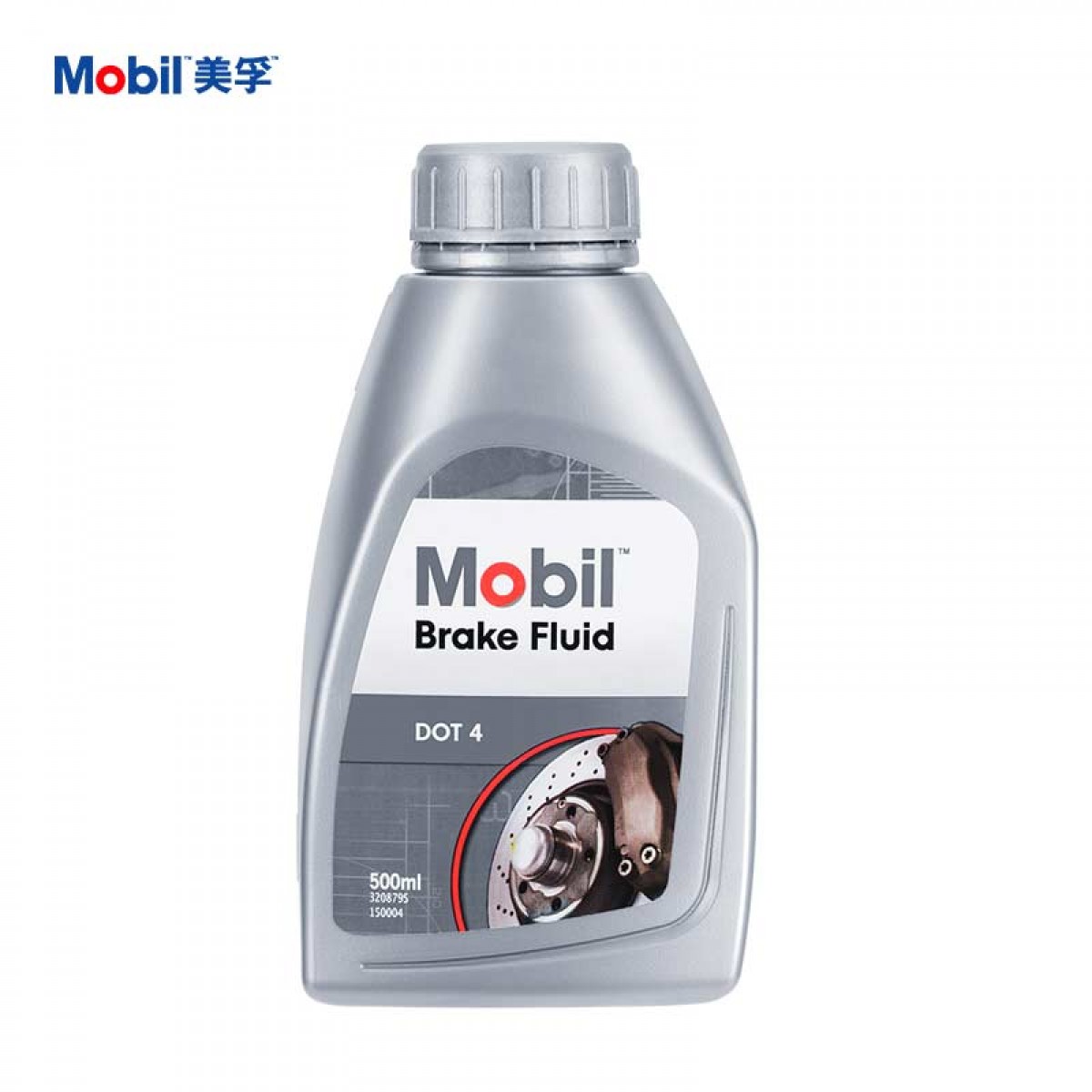 美孚（Mobil）美孚刹车油 DOT4 0.5L 汽车保养 单位：瓶