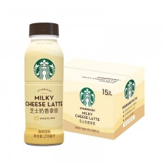 星巴克(Starbucks)星选 芝士奶香拿铁270ml*15瓶 咖啡饮料即饮(新老包装随机发货) 单位：箱