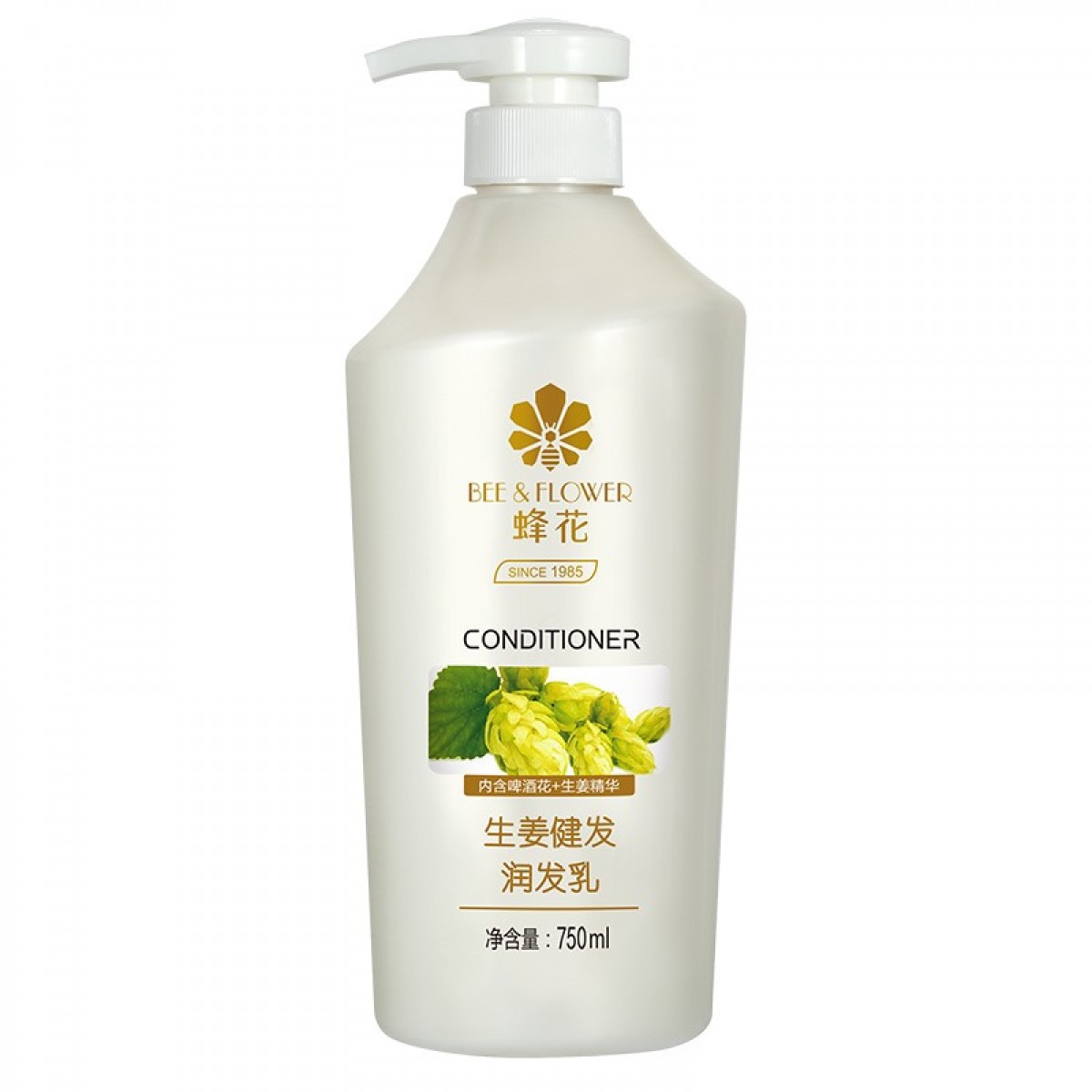 蜂花护发素无硅油生姜健发润发乳男女士修护干枯毛糙柔顺滑滋养750ml 单位：瓶 3瓶起订