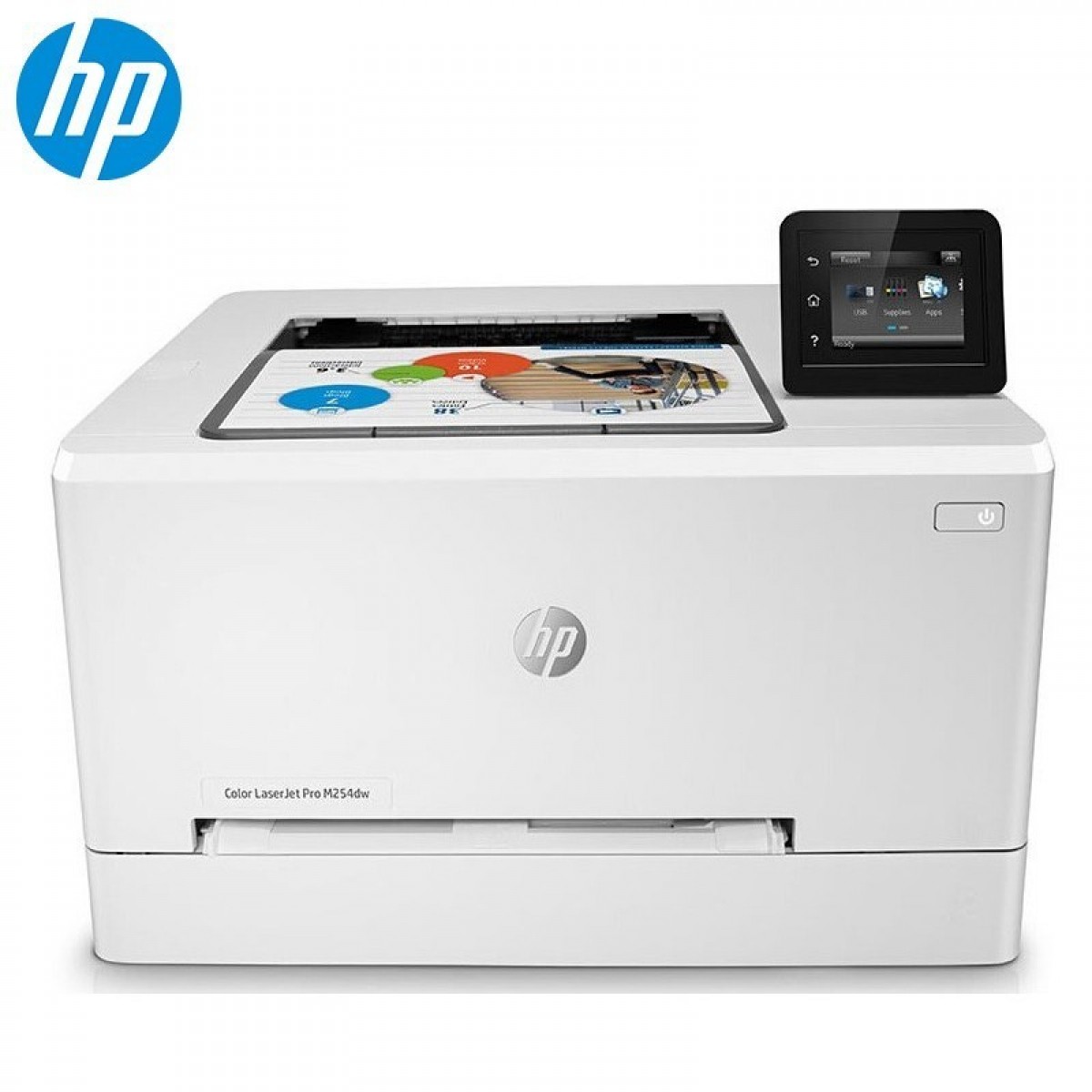 惠普（HP）Color LaserJet Pro M254dw 彩色激光打印机 A4 双面网络打印 官方标配 单位：台