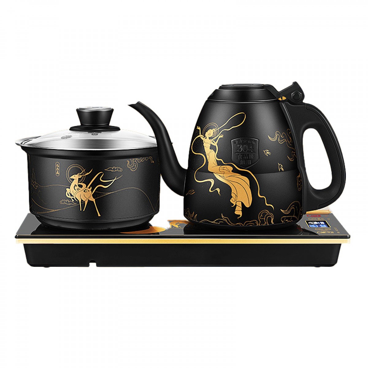 金灶（KAMJOVE） 敦煌联名国潮顺泉手柄加水全自动上水电热水壶茶台烧水壶泡茶保温电水壶家用茶艺炉 F9敦煌版 单位：套