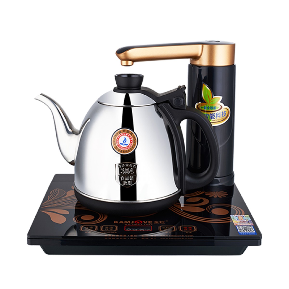 金灶(KAMJOVE)K7全智能自动上水电热水壶 烧水壶茶具 家用恒温开水壶电茶炉 K7 单位：套