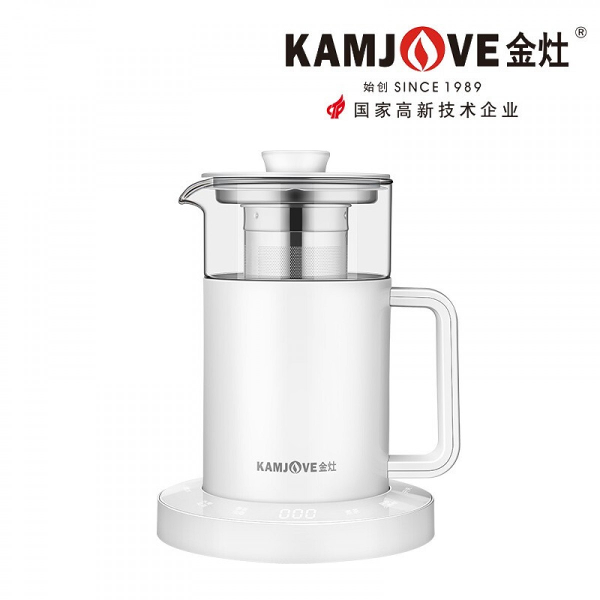 金灶（KAMJOVE）全多功能养生壶煮茶壶 家用花茶壶电茶壶煮茶器 电水壶热水壶 HT-007【550ml小容量】单位：个
