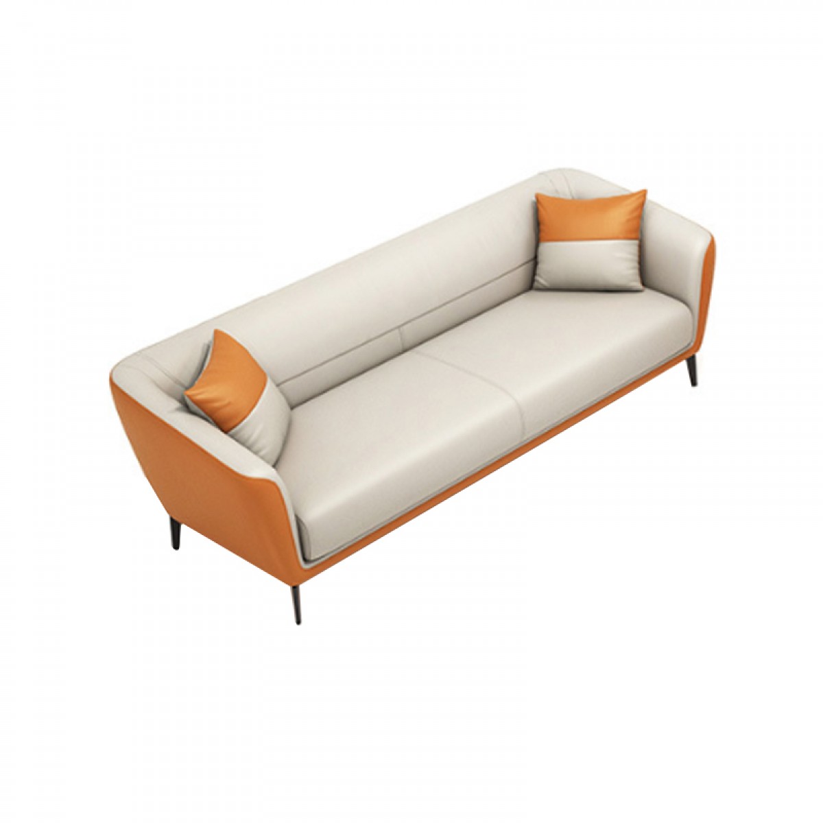 晟泰邦 办公室沙发简约现代小型商务接待会客休闲办公洽谈区三人位 单位：张