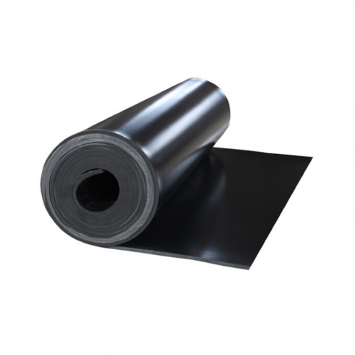 晟泰邦 橡胶垫胶板胶皮毯 3mm厚黑色平面 1米*5米/卷 单位：卷