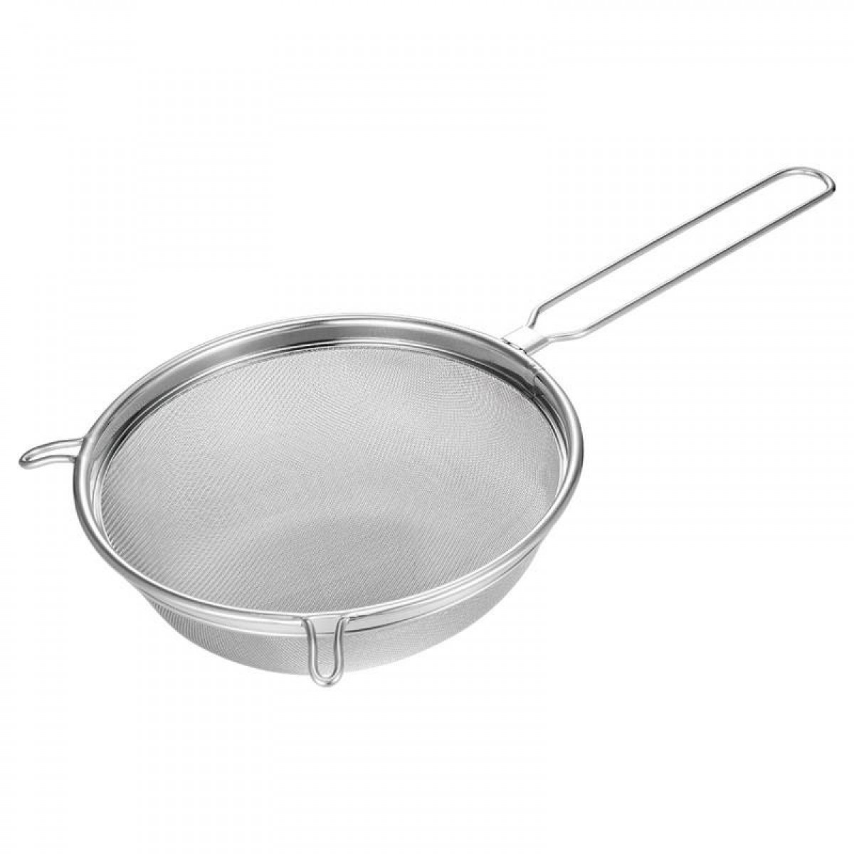 四时烟火 不锈钢双耳漏勺油捞笊篱（12寸加厚） 单位：个