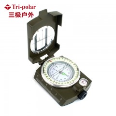 三极户外(Tri-polar) TP1188 160*64mm 户外野营装备罗盘夜光可折叠便携指南针 军绿色(单位：个)