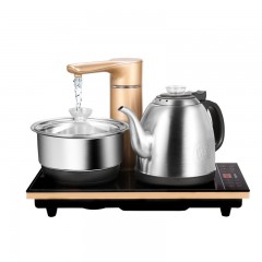 龙的（longde）电水壶全智能自动上水茶盘电热水壶电茶壶自动茶具电茶炉烧水壶 LD-TH210ZD 单位：套