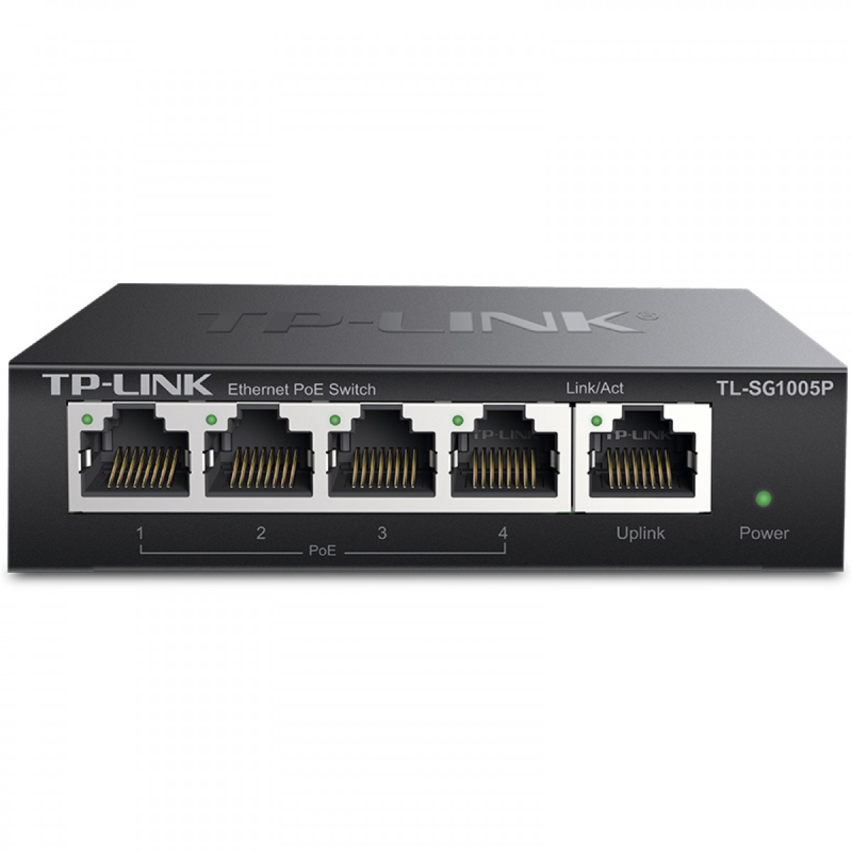 普联（TP-LINK）5口千兆PoE交换机 4口PoE非网管交换机 监控网络网线分线器 企业级交换器 分流器 TL-SG1005P 单位：个