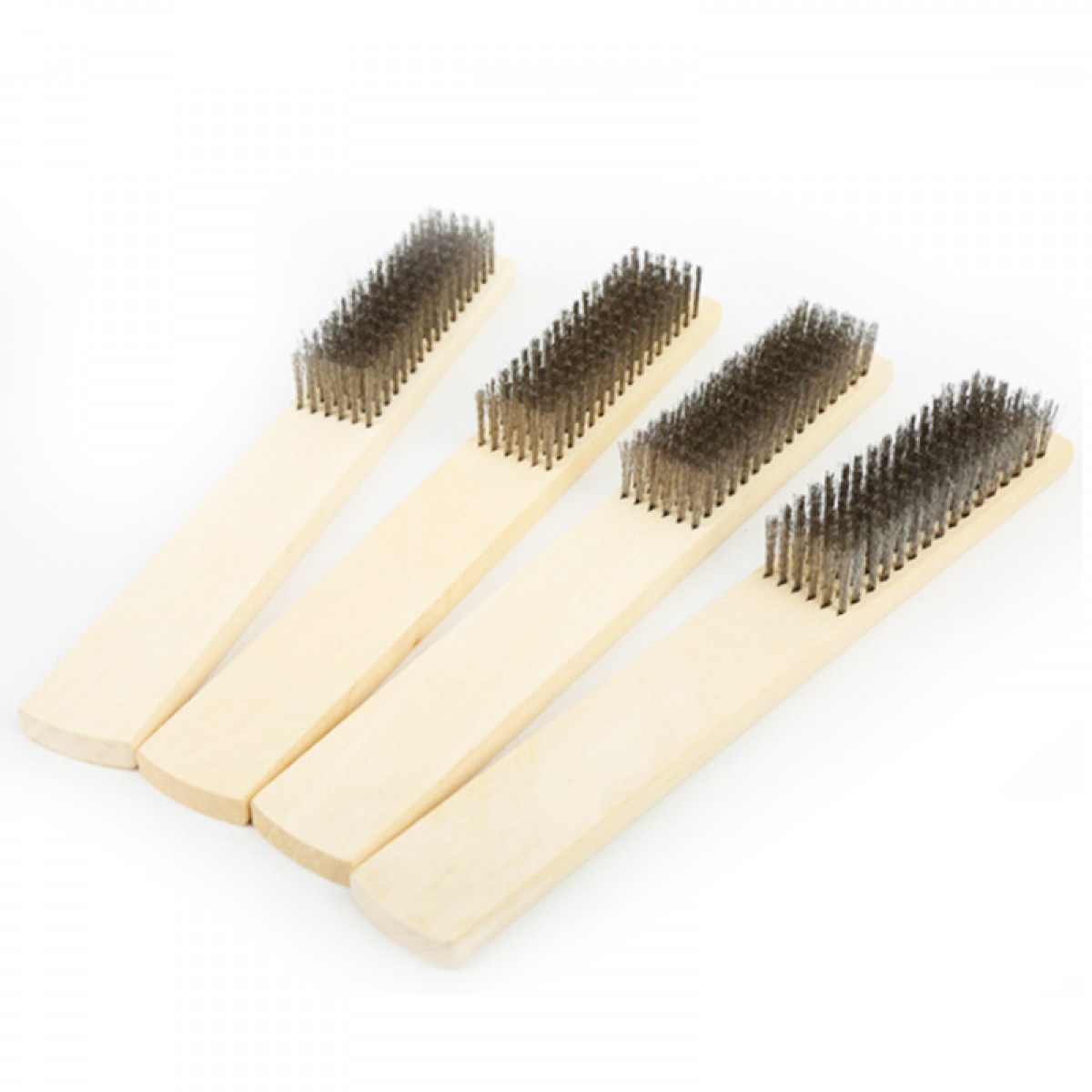 晟泰邦 STB100 钢丝刷子木柄刷清洁刷除锈刷工业刷子金属刷木柄不锈钢丝刷 1把 单位：把