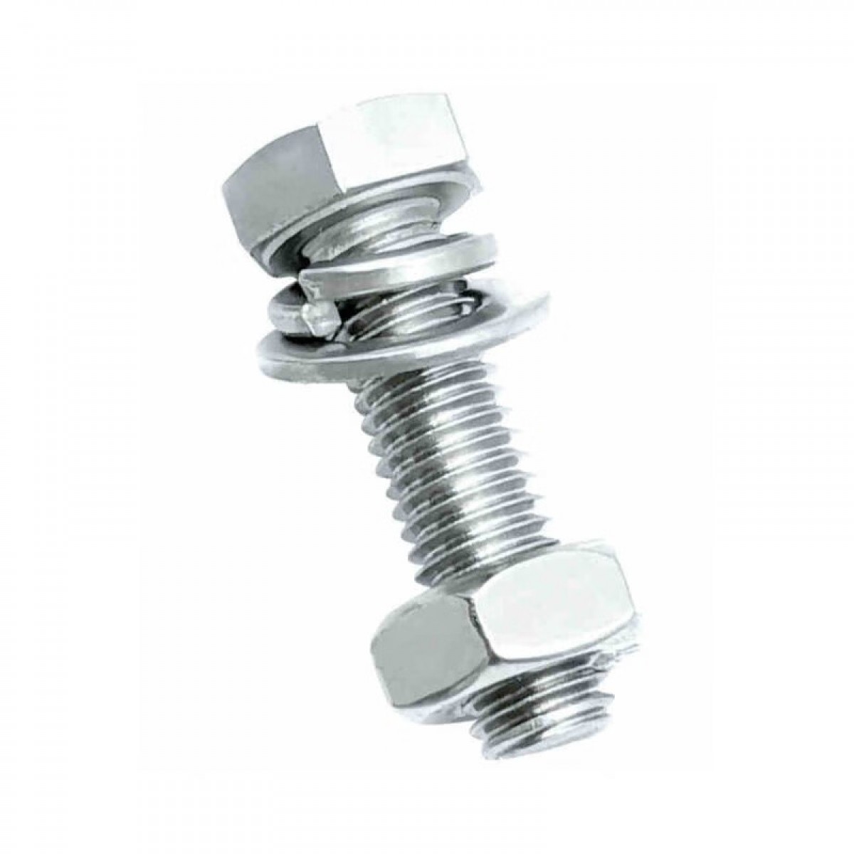 晟泰邦镀锌4.8级外六角螺丝螺栓螺母套装M16*25MM 单位：套 100套起订