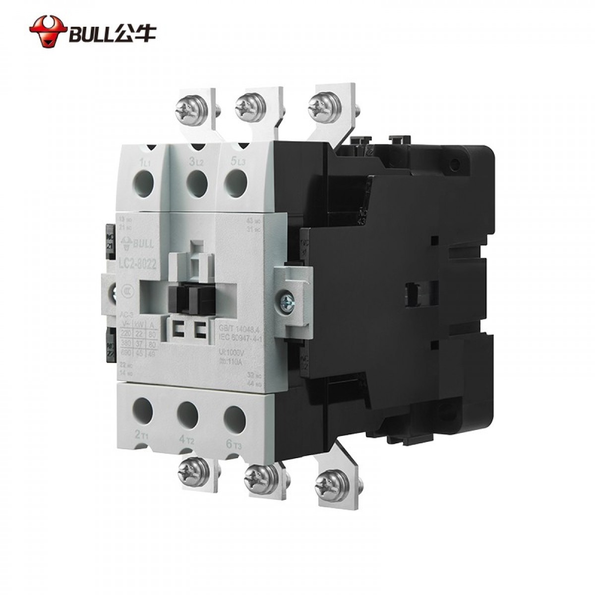 公牛交流接触器220V工程类接触式继电器380V辅助触头9A12A18A适用工厂厂区照明工业设备 交流接触器（18A 1常开 380V） 单位：个