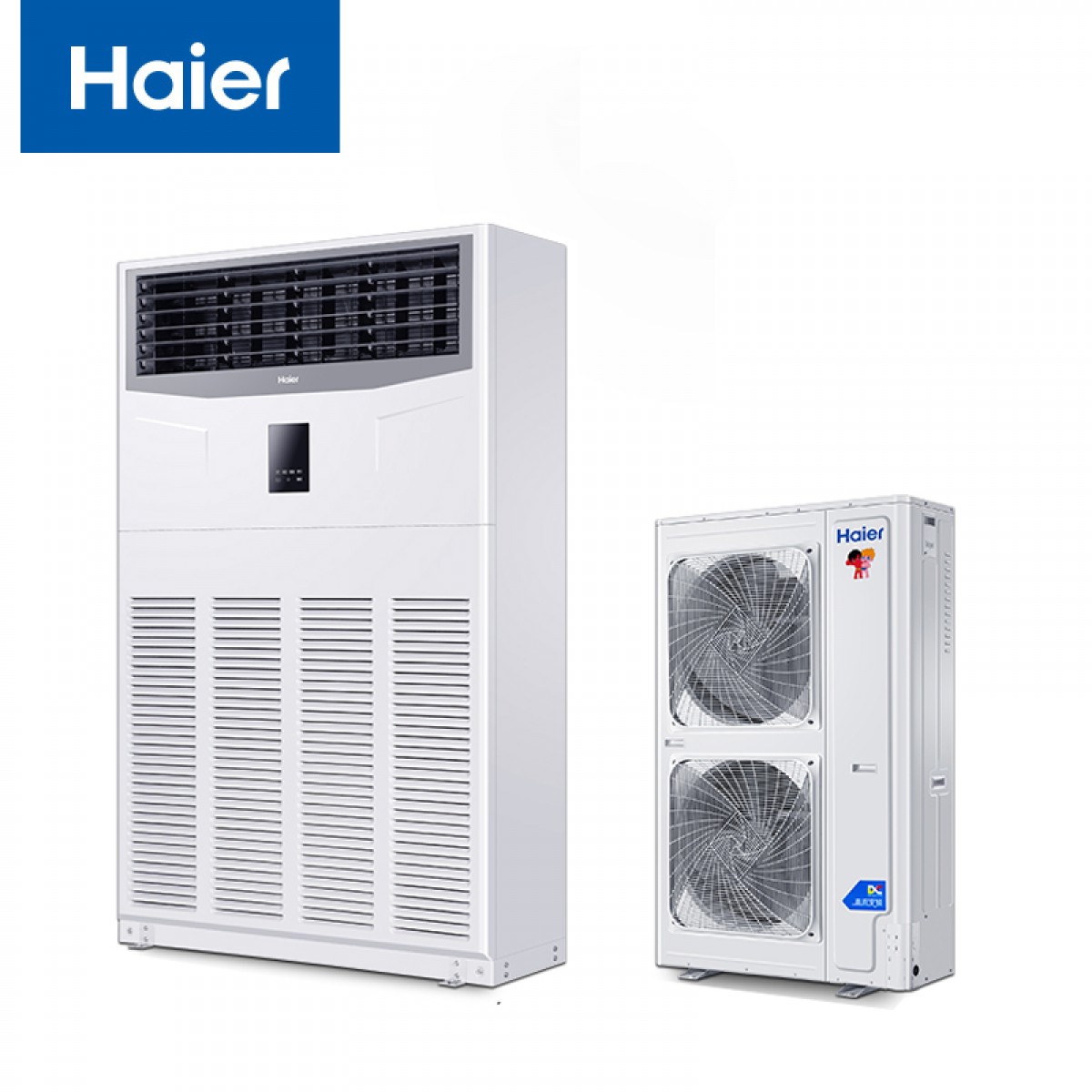 海尔（Haier）10匹柜式空调中央空调10P柜机商用直流变频自洁2级能效三菱压机380V RFLDC280DXSAYC(G) 标准安装 单位：台
