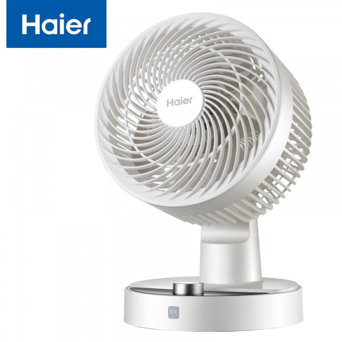 海尔（Haier）空气循环扇家用小型节能电风扇学生宿舍涡轮换气扇办公室摇头电扇轻音四季台式桌面对流小风扇 摇头款HFX-TJ2025  单位：台
