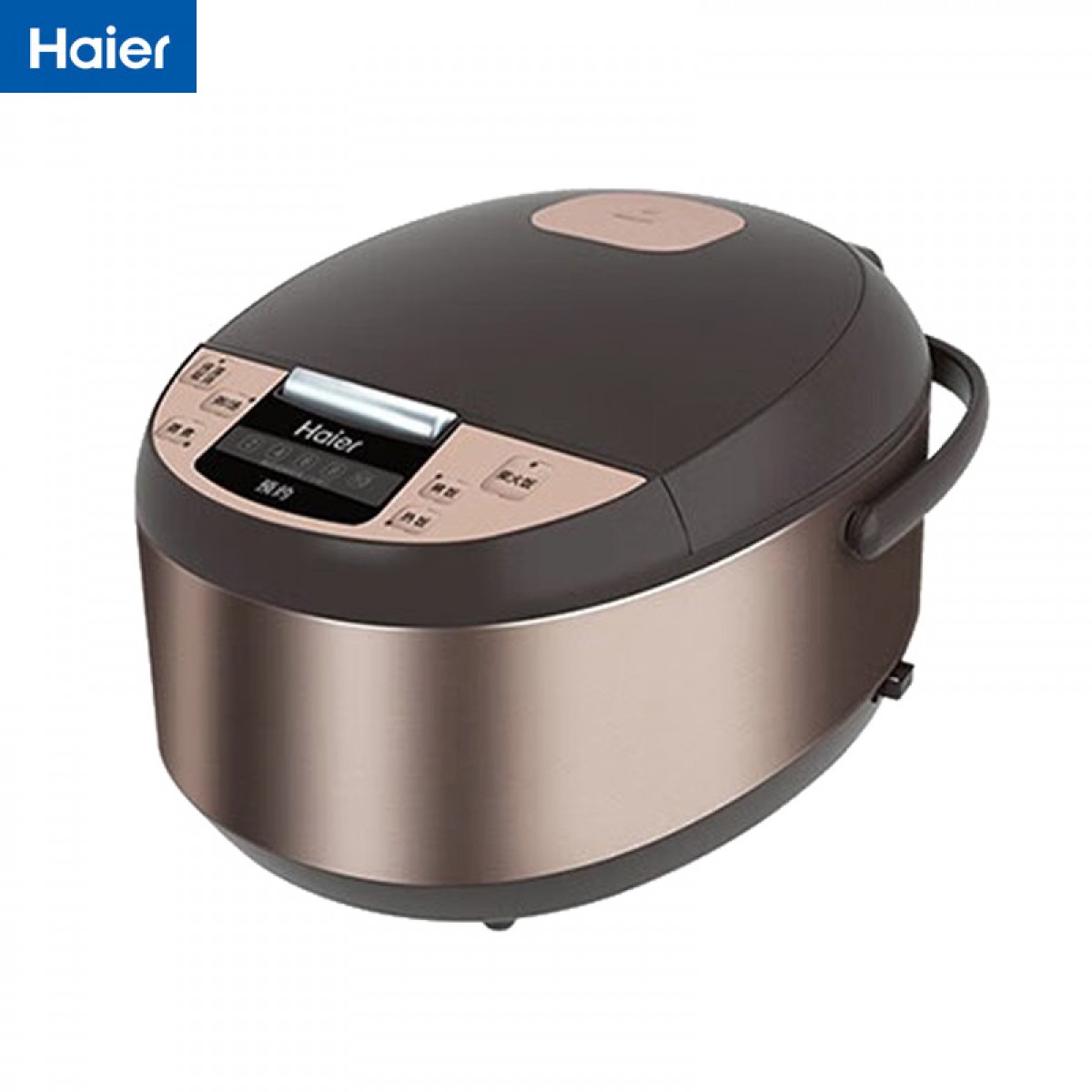 海尔（Haier）电饭煲 5升大容量 HRC-F5292N 5种烹饪功能 10小时预约 黄晶复合内胆 海尔电饭锅 HRC-F5292N 容量：5L 单位：台