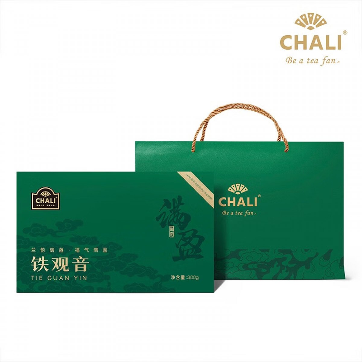 CHALI 茶里公司茶叶 福建铁观音茶叶礼盒乌龙茶散茶300g送礼 2罐/盒 单位：盒