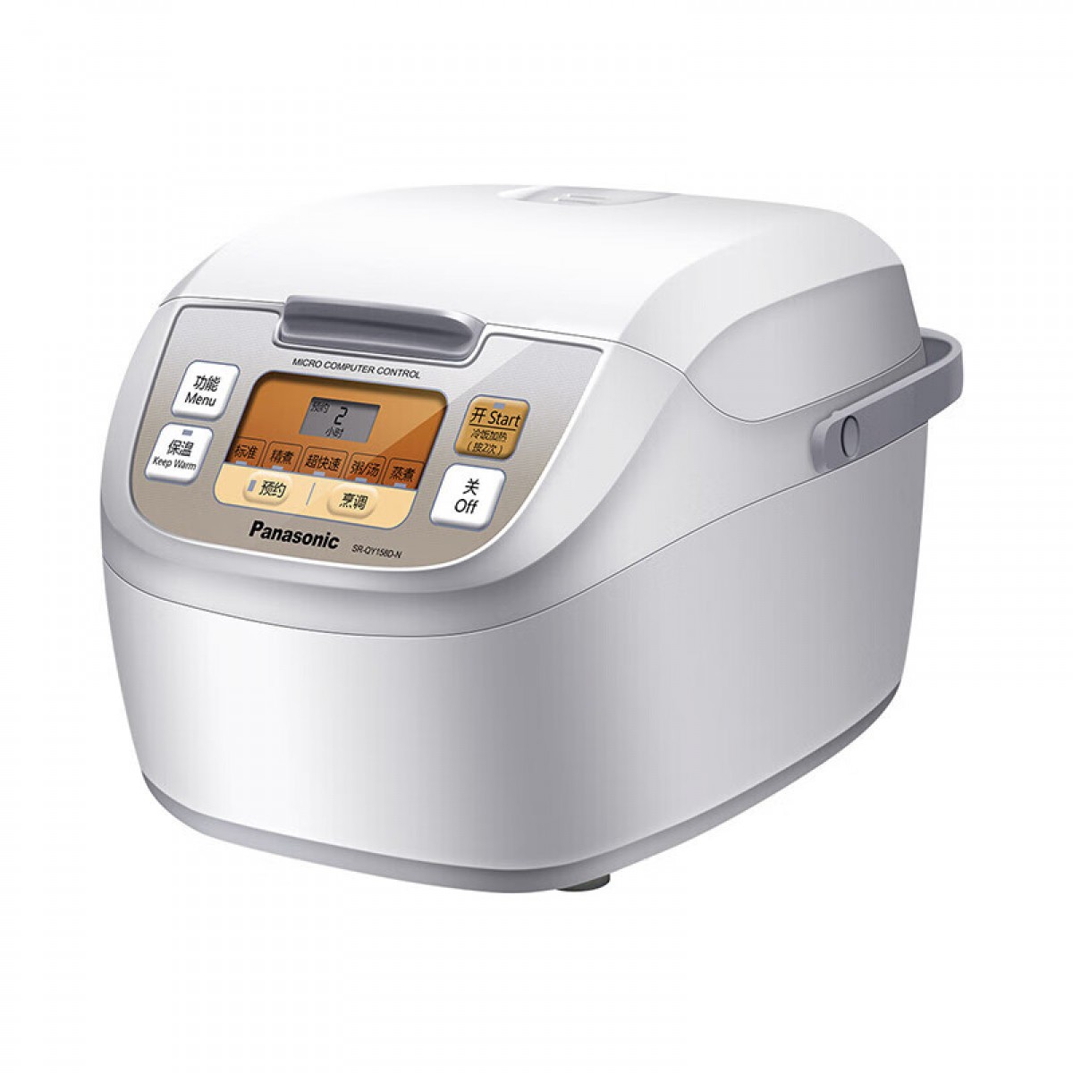 松下电器 智能电饭煲微电脑4L电饭锅1-6人预约保温 SR-QY158D-N 单位：个