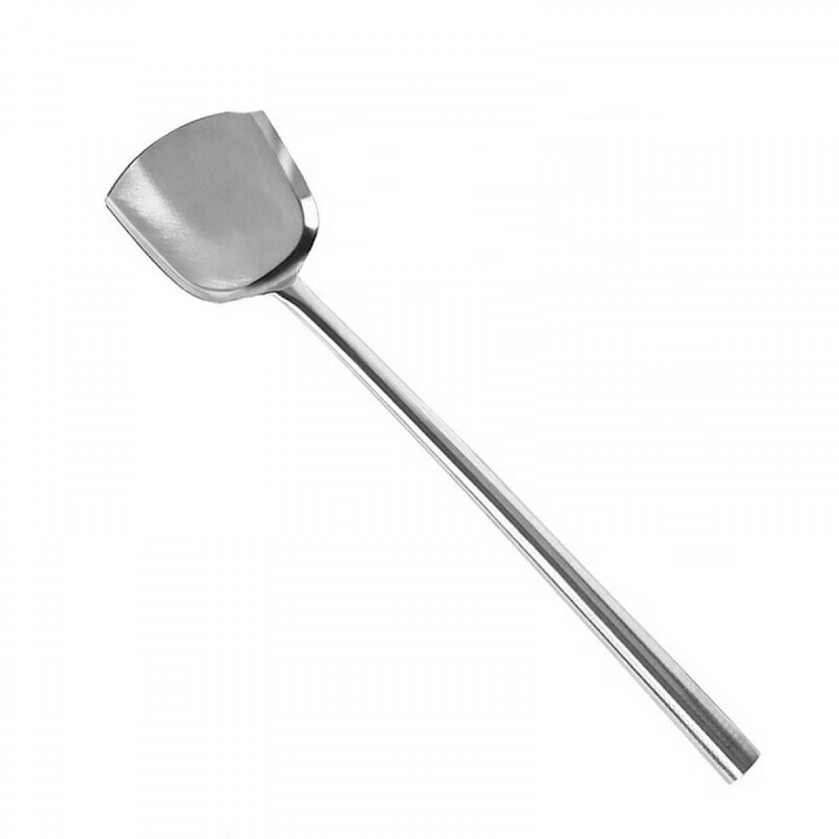 特美居 锅铲 商用铁锅铲食堂大锅铲不锈钢锅铲子炒菜铲厨房大锅炒家用大铲子加长手柄52cm（不锈钢） 单位：个