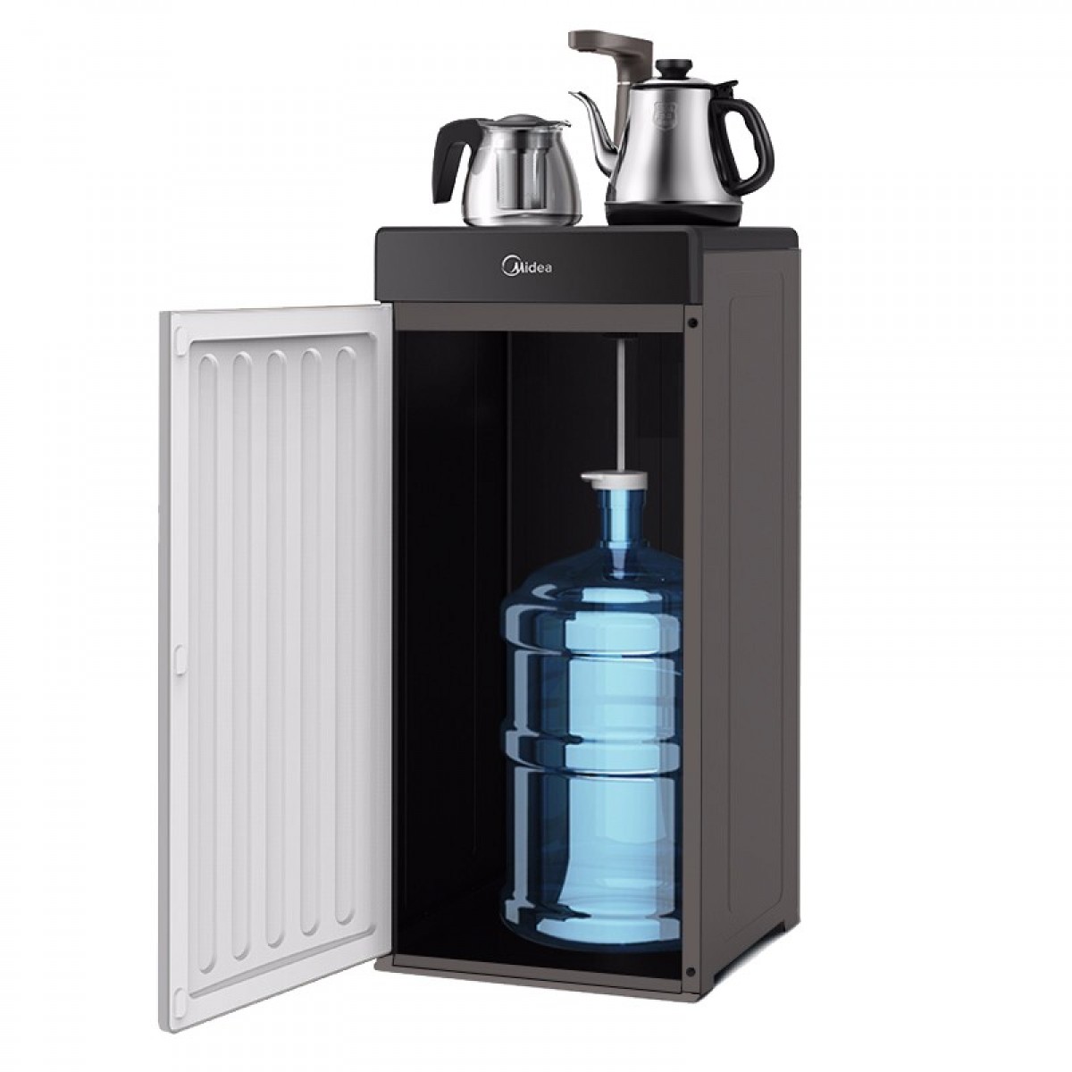 美的（Midea）茶吧机家用水吧饮水机下置式桶装水一体柜智能自动童锁YR1016S-X 单位：台