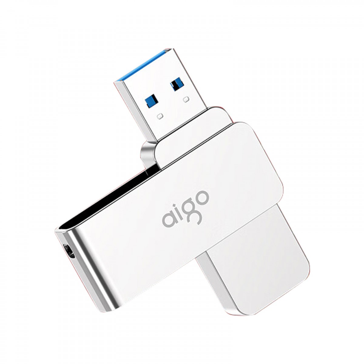 爱国者（aigo）32GB USB3.2 U盘 U330金属旋转系列 银色 快速传输 出色出众 单位：个