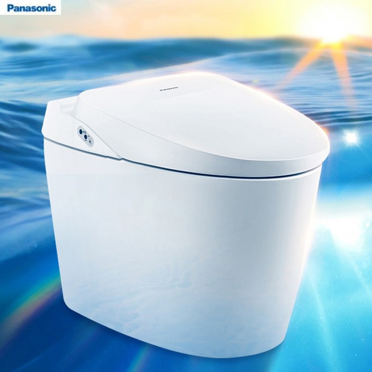 松下（Panasonic） 智能马桶一体机 多功能座便器 感应冲水 超薄设计 大白船 【双风速干 自动除臭】2667 400mm 单位：个