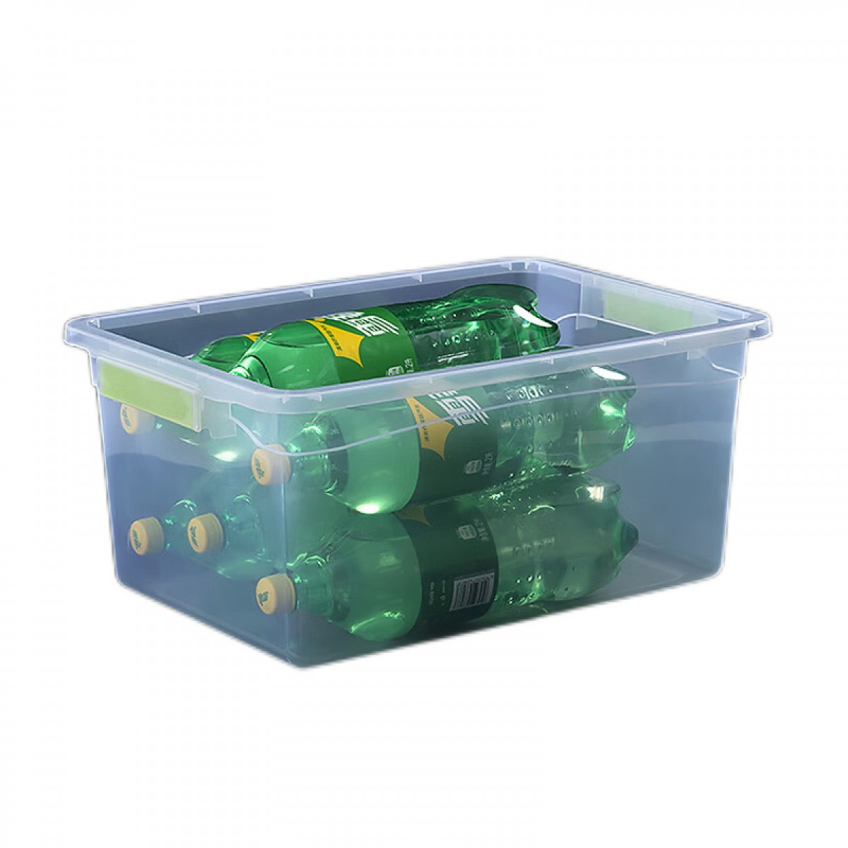 特美居 标识盒 保鲜盒分类盒大容量3件套冰箱收纳盒厨房储物盒 冰柜冷藏盒子 32L（透明） 单位：个