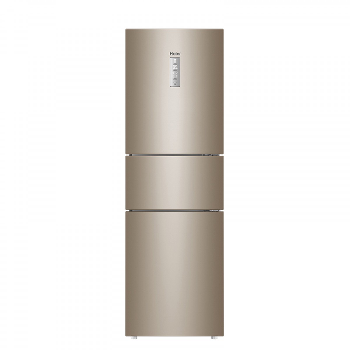 海尔（Haier）223升变频风冷无霜三门小型家用电冰箱一级能效干湿分储中门全变温宿舍租房节能BCD-223WDPT 单位：台